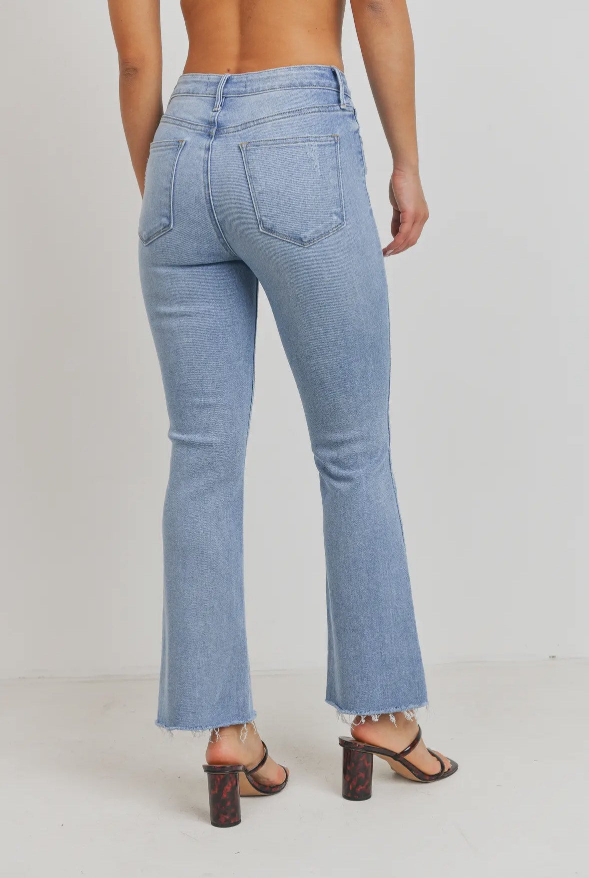 Everyday Crop Flare Jeans