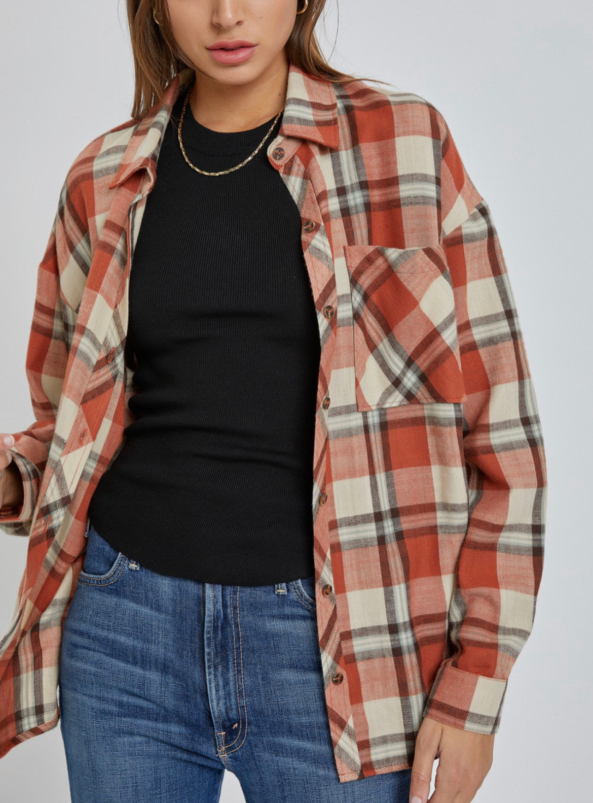 Pumpkin Spice Flannel