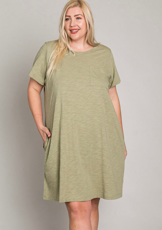 T-Shirt Dress - CURVY